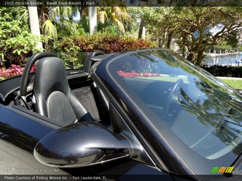 Basalt Black Metallic / Black 2005 Porsche Boxster