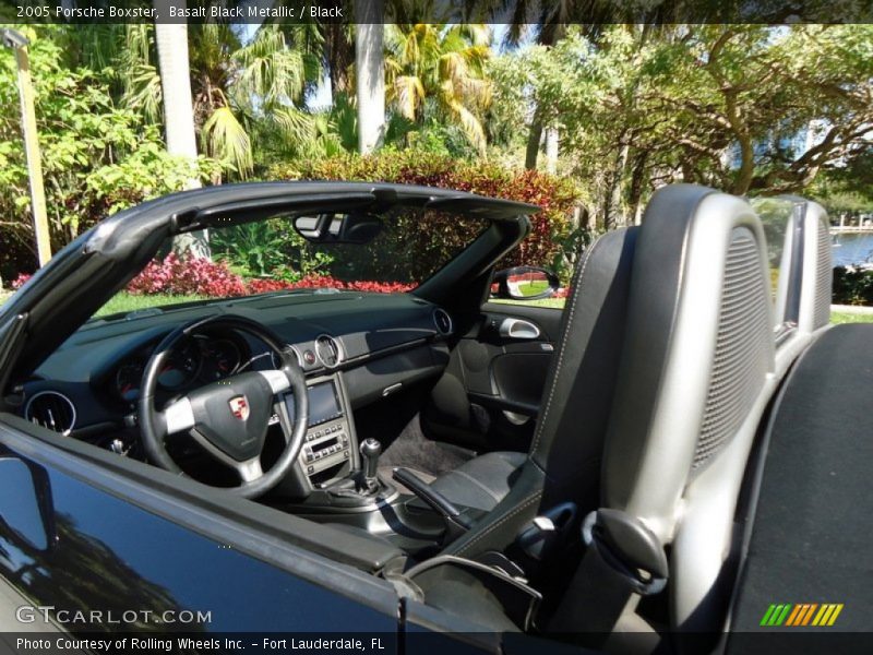 Basalt Black Metallic / Black 2005 Porsche Boxster