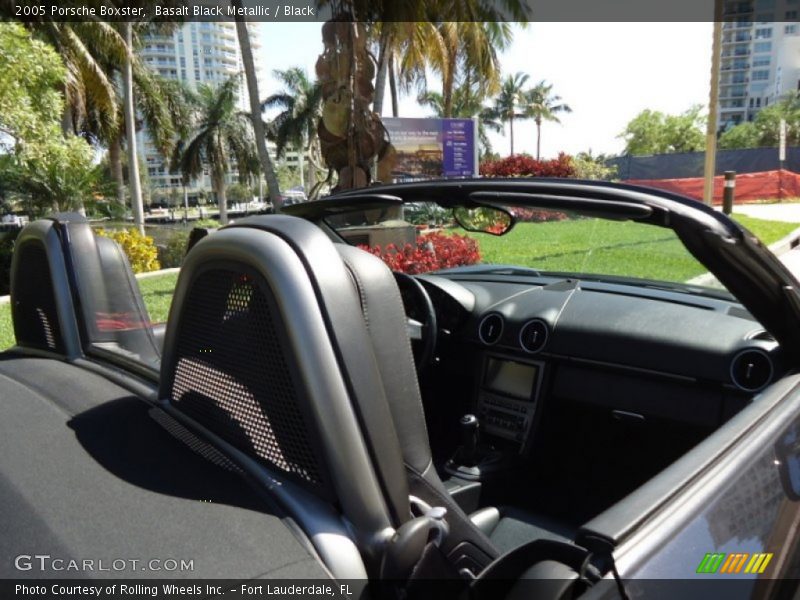Basalt Black Metallic / Black 2005 Porsche Boxster