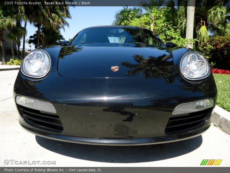 Basalt Black Metallic / Black 2005 Porsche Boxster