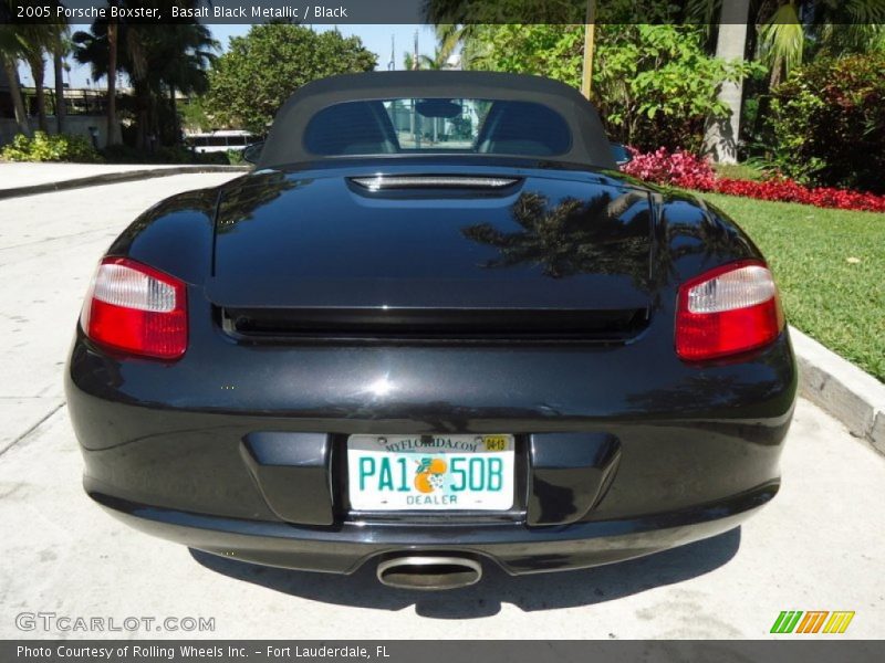 Basalt Black Metallic / Black 2005 Porsche Boxster