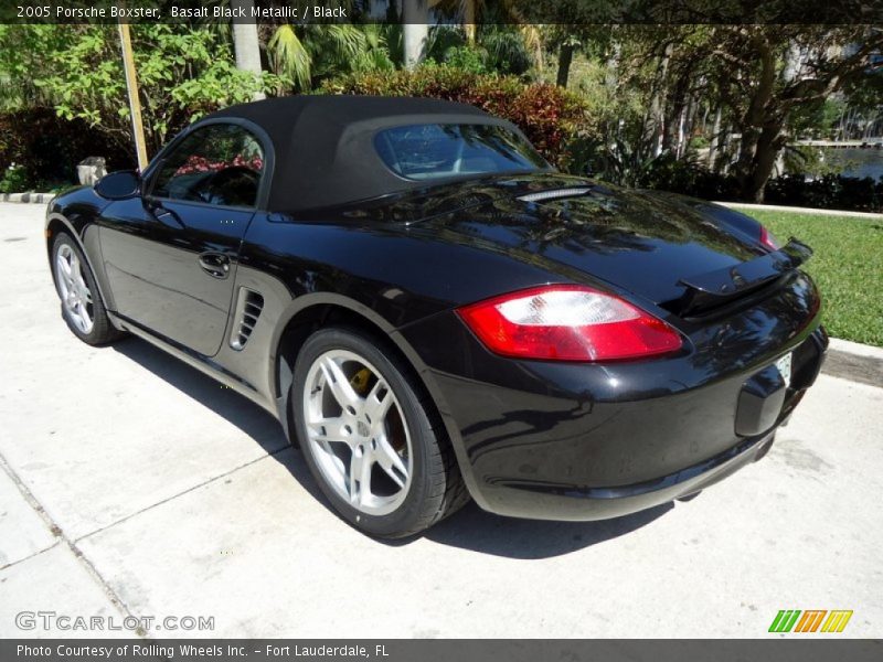 Basalt Black Metallic / Black 2005 Porsche Boxster