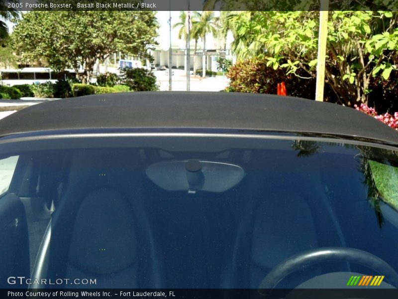 Basalt Black Metallic / Black 2005 Porsche Boxster