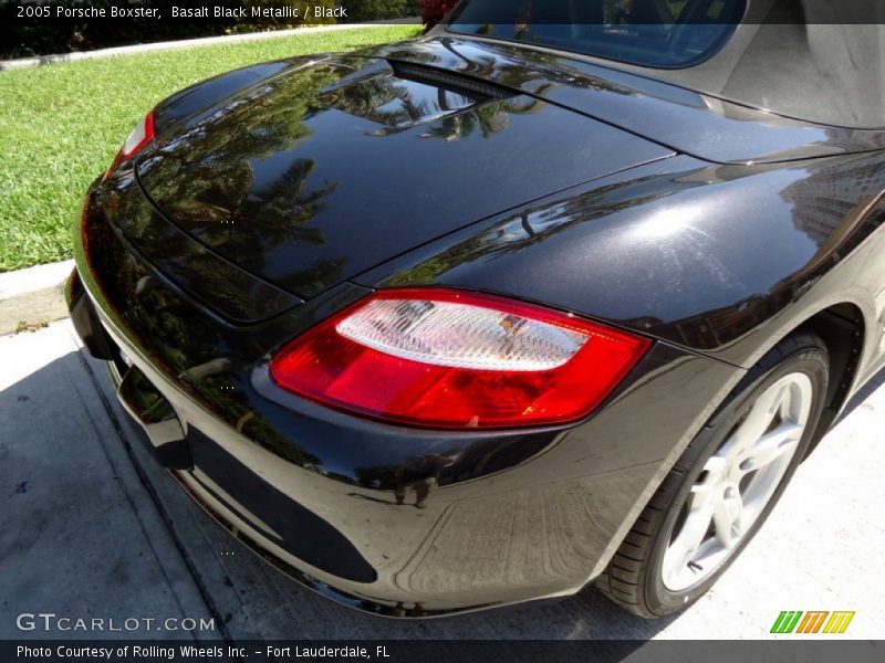 Basalt Black Metallic / Black 2005 Porsche Boxster