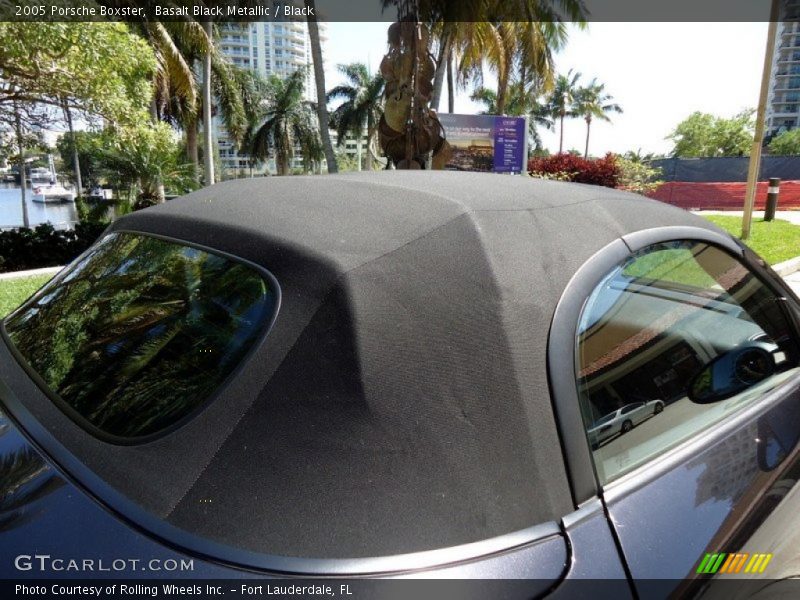 Basalt Black Metallic / Black 2005 Porsche Boxster