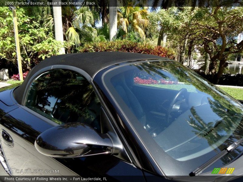 Basalt Black Metallic / Black 2005 Porsche Boxster