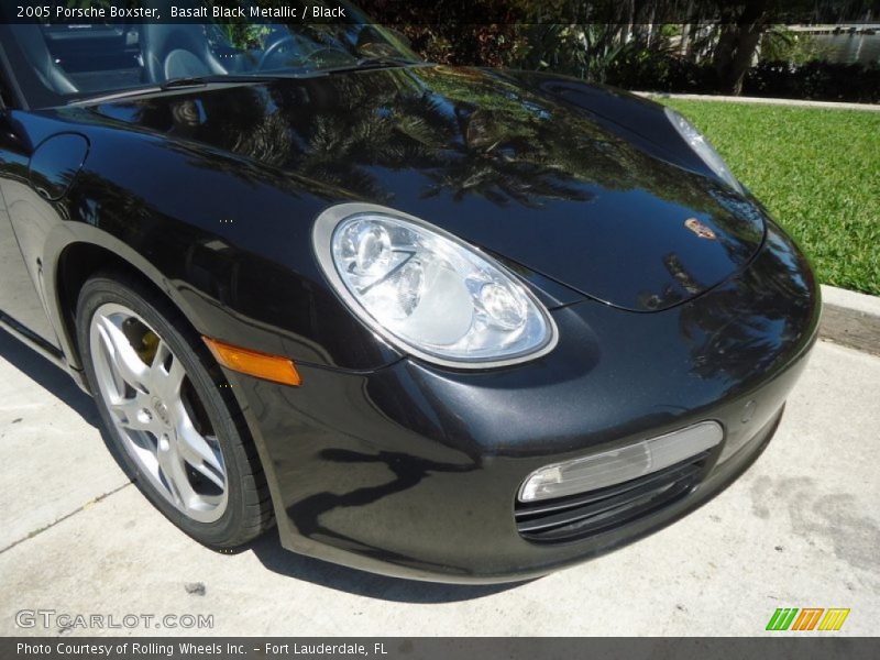 Basalt Black Metallic / Black 2005 Porsche Boxster