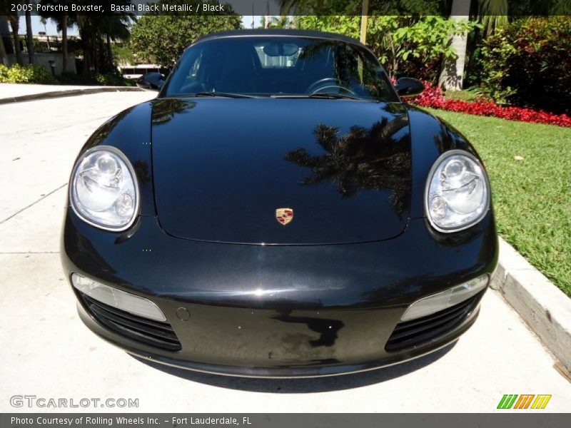 Basalt Black Metallic / Black 2005 Porsche Boxster