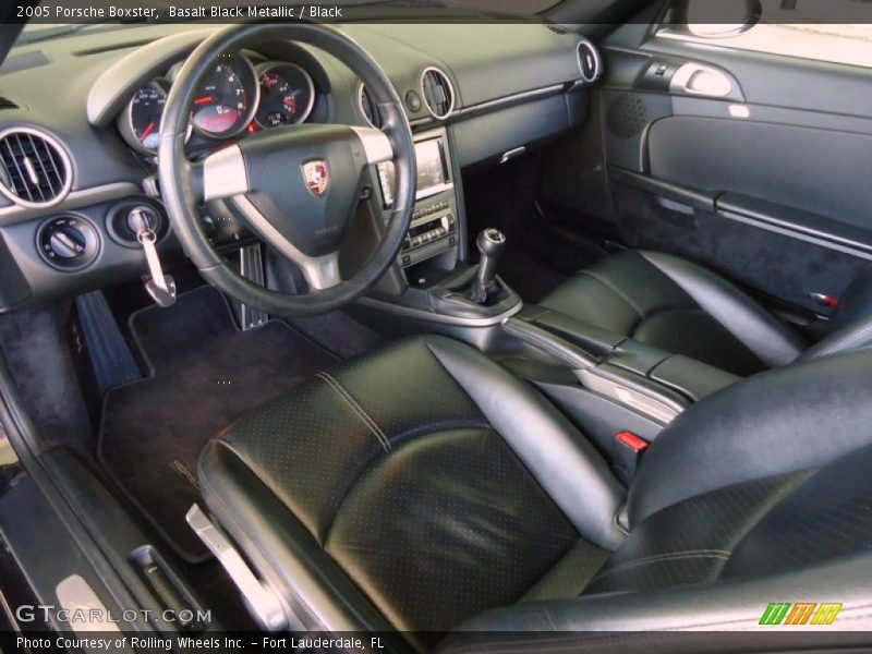 Black Interior - 2005 Boxster  