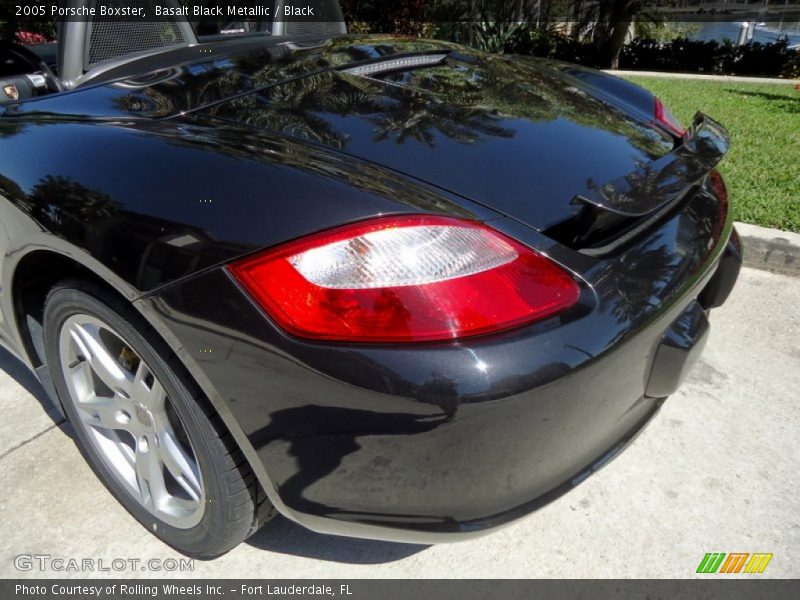Basalt Black Metallic / Black 2005 Porsche Boxster