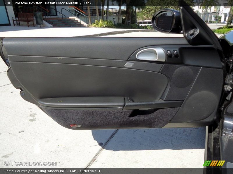 Basalt Black Metallic / Black 2005 Porsche Boxster