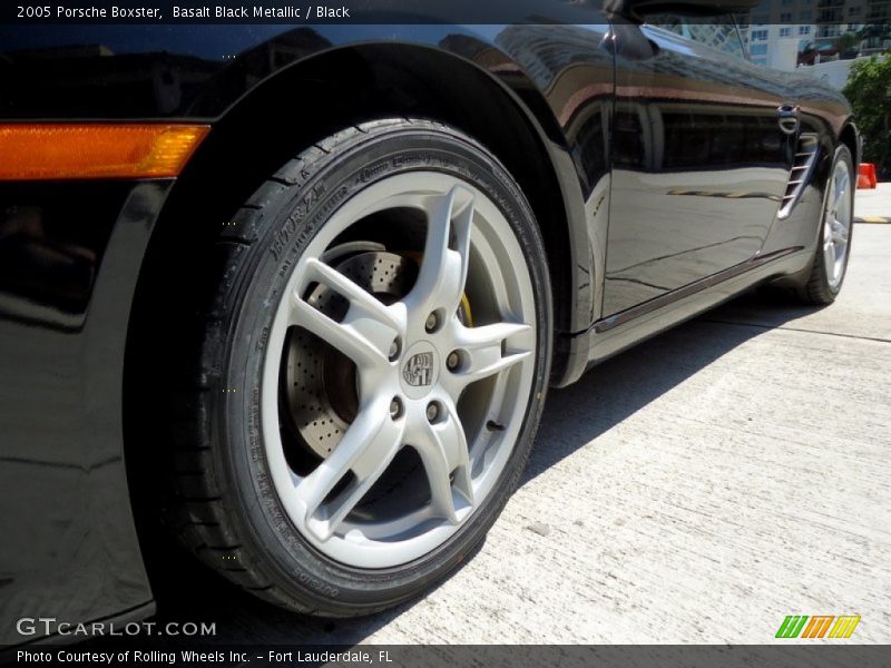 Basalt Black Metallic / Black 2005 Porsche Boxster