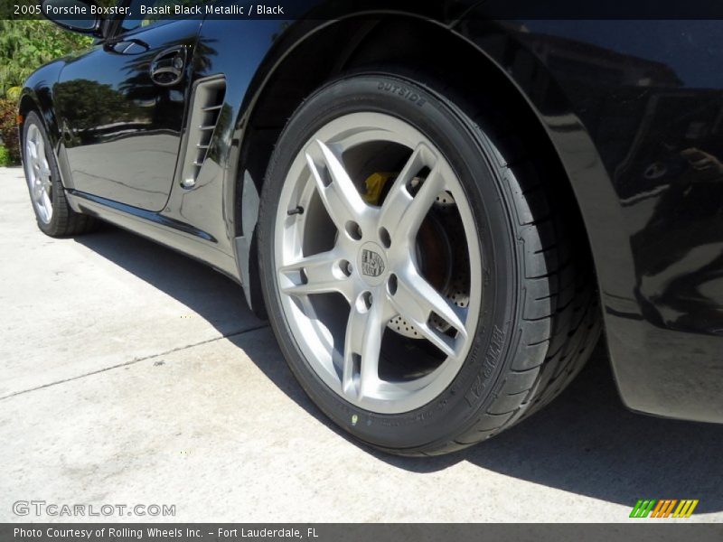 Basalt Black Metallic / Black 2005 Porsche Boxster