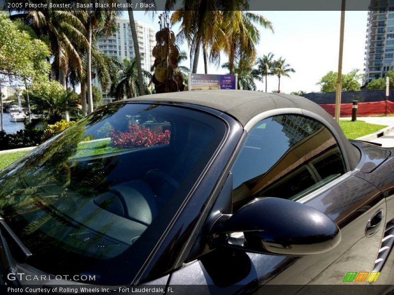 Basalt Black Metallic / Black 2005 Porsche Boxster