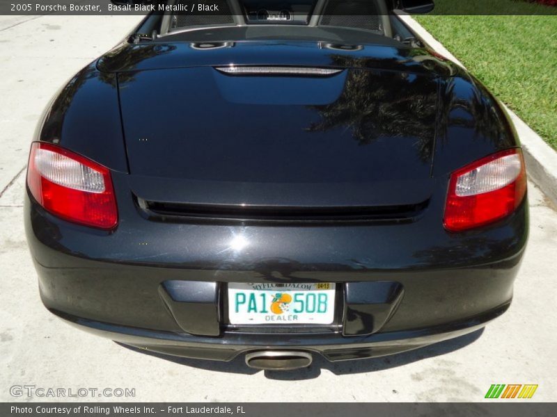 Basalt Black Metallic / Black 2005 Porsche Boxster