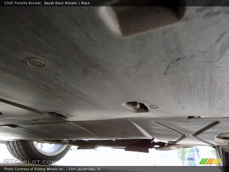 Undercarriage of 2005 Boxster 