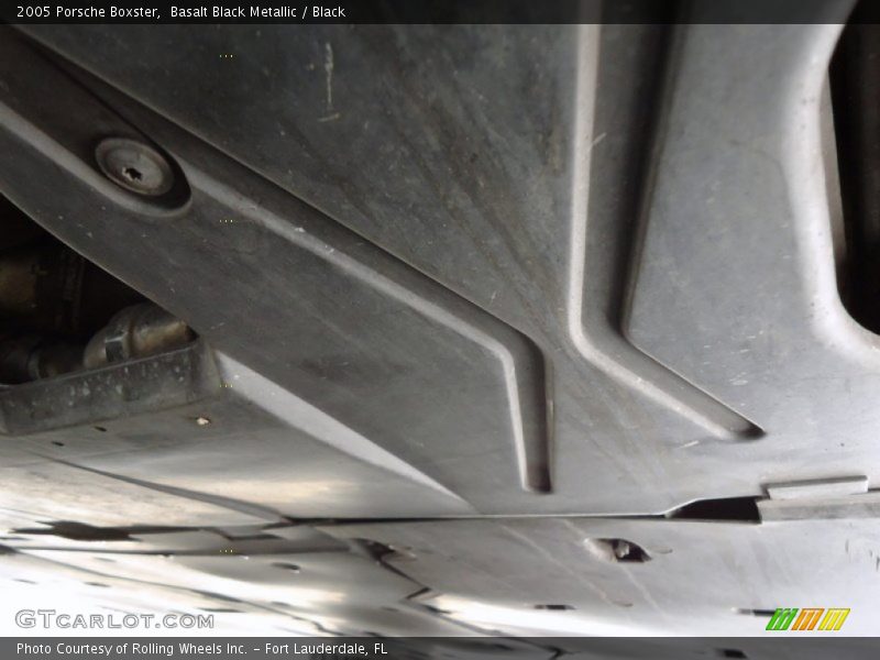 Basalt Black Metallic / Black 2005 Porsche Boxster