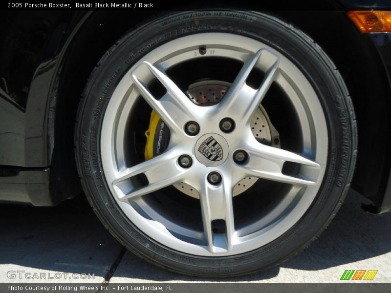 Basalt Black Metallic / Black 2005 Porsche Boxster