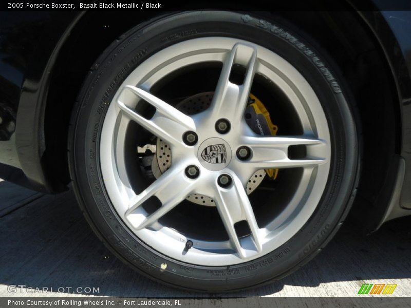 Basalt Black Metallic / Black 2005 Porsche Boxster