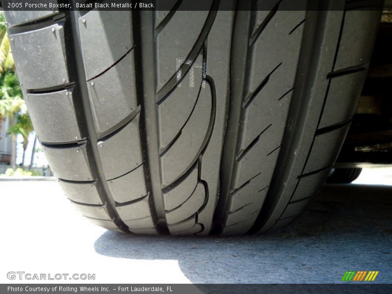 Basalt Black Metallic / Black 2005 Porsche Boxster