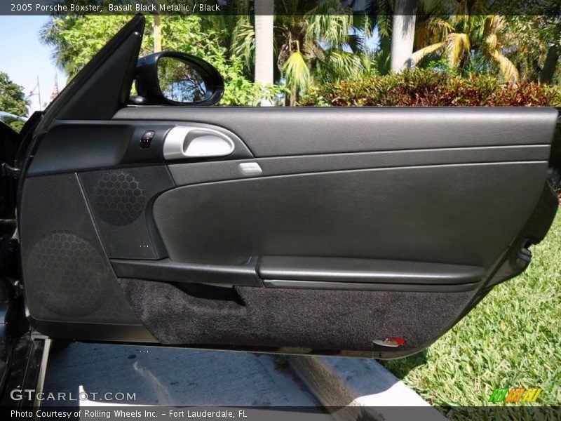 Basalt Black Metallic / Black 2005 Porsche Boxster