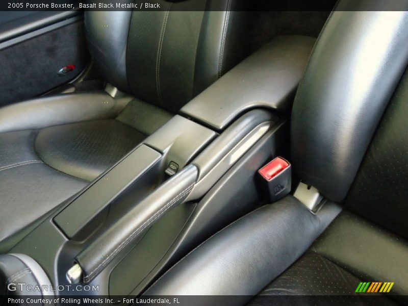 Basalt Black Metallic / Black 2005 Porsche Boxster