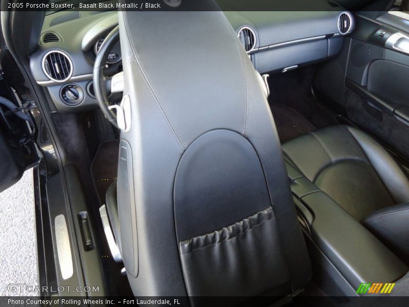 Basalt Black Metallic / Black 2005 Porsche Boxster