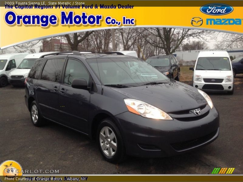 Slate Metallic / Stone 2009 Toyota Sienna LE