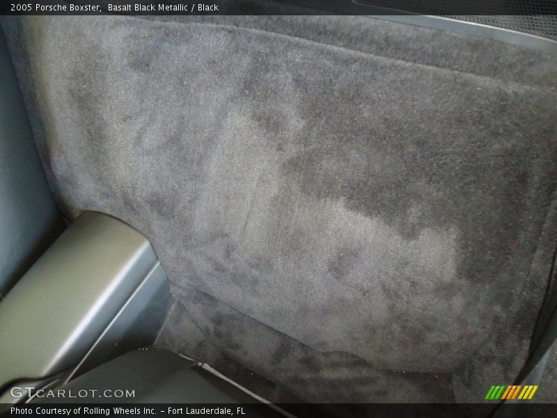 Basalt Black Metallic / Black 2005 Porsche Boxster