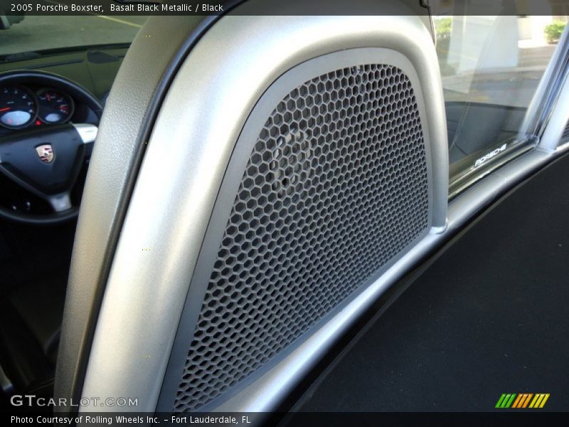 Basalt Black Metallic / Black 2005 Porsche Boxster
