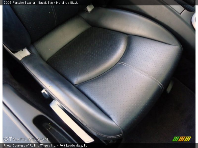 Basalt Black Metallic / Black 2005 Porsche Boxster