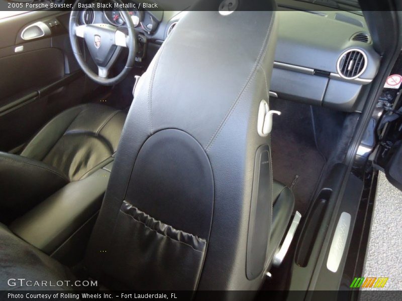 Basalt Black Metallic / Black 2005 Porsche Boxster