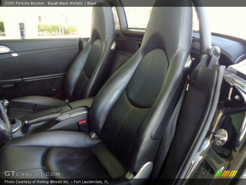 Basalt Black Metallic / Black 2005 Porsche Boxster