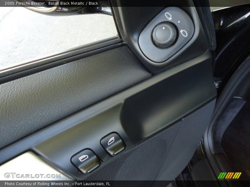 Basalt Black Metallic / Black 2005 Porsche Boxster