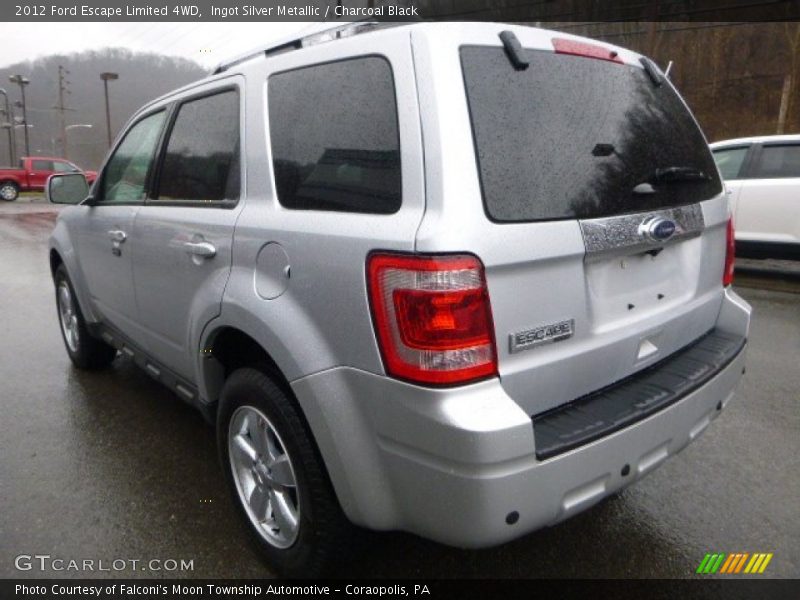 Ingot Silver Metallic / Charcoal Black 2012 Ford Escape Limited 4WD