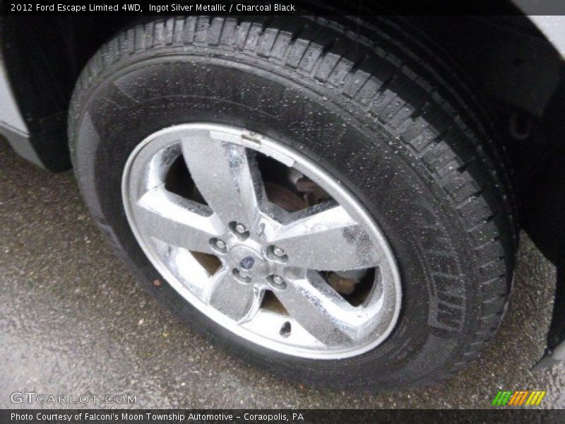 Ingot Silver Metallic / Charcoal Black 2012 Ford Escape Limited 4WD