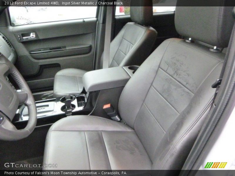 Ingot Silver Metallic / Charcoal Black 2012 Ford Escape Limited 4WD