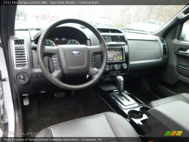  2012 Escape Limited 4WD Charcoal Black Interior