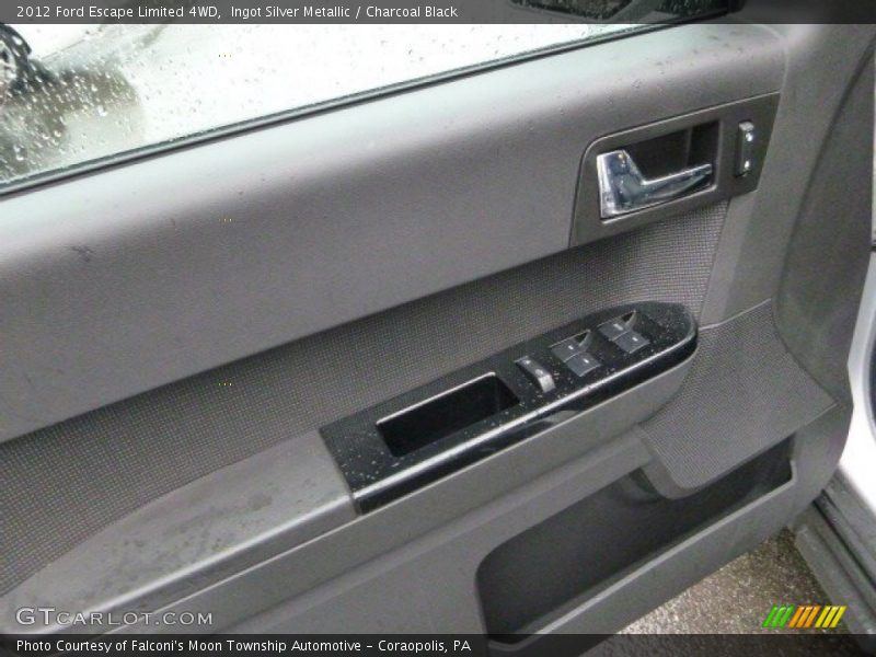 Ingot Silver Metallic / Charcoal Black 2012 Ford Escape Limited 4WD