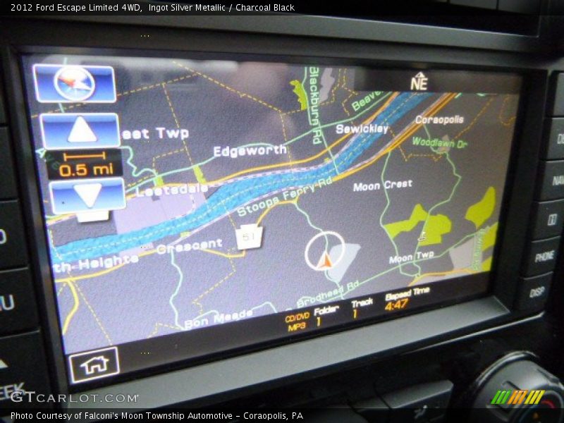 Navigation of 2012 Escape Limited 4WD