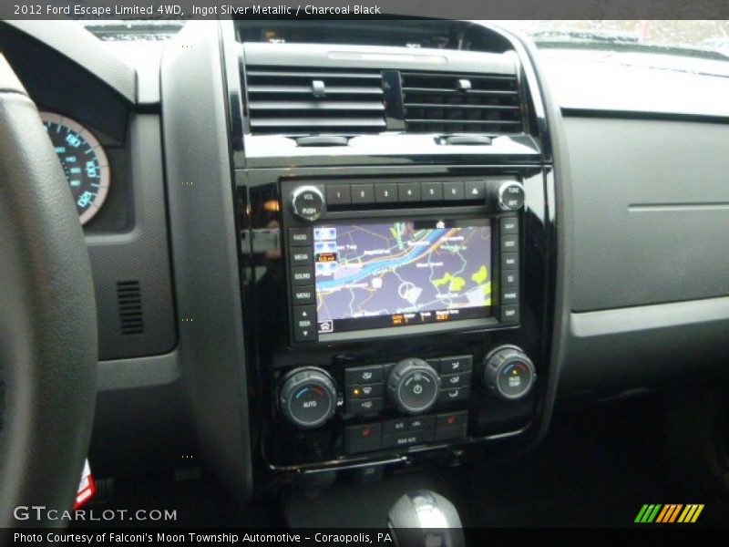 Ingot Silver Metallic / Charcoal Black 2012 Ford Escape Limited 4WD