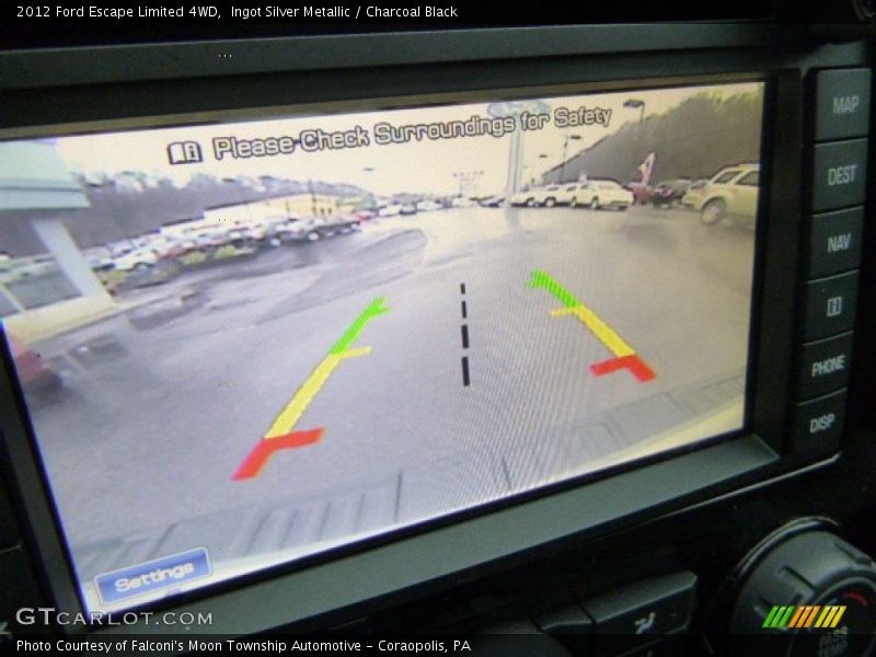 Ingot Silver Metallic / Charcoal Black 2012 Ford Escape Limited 4WD