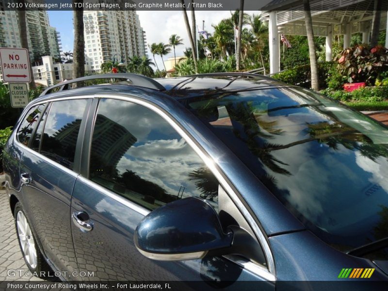 Blue Graphite Metallic / Titan Black 2010 Volkswagen Jetta TDI SportWagen