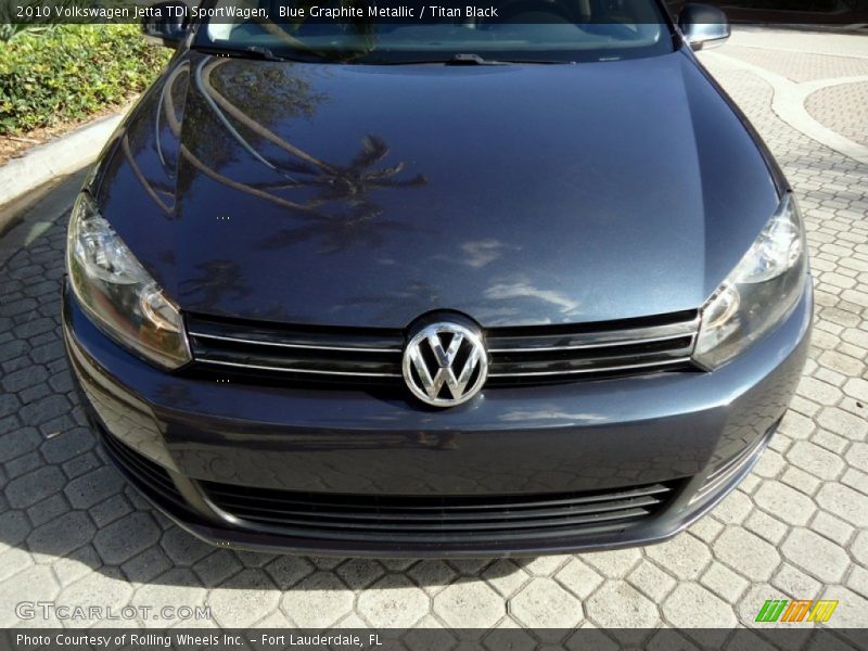 Blue Graphite Metallic / Titan Black 2010 Volkswagen Jetta TDI SportWagen