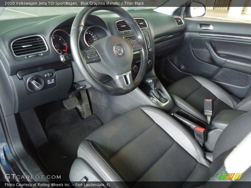 Blue Graphite Metallic / Titan Black 2010 Volkswagen Jetta TDI SportWagen