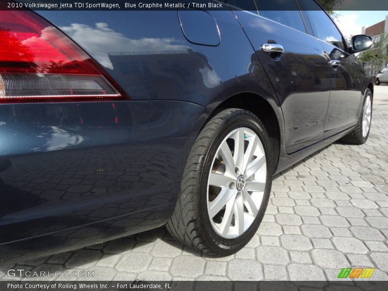 Blue Graphite Metallic / Titan Black 2010 Volkswagen Jetta TDI SportWagen