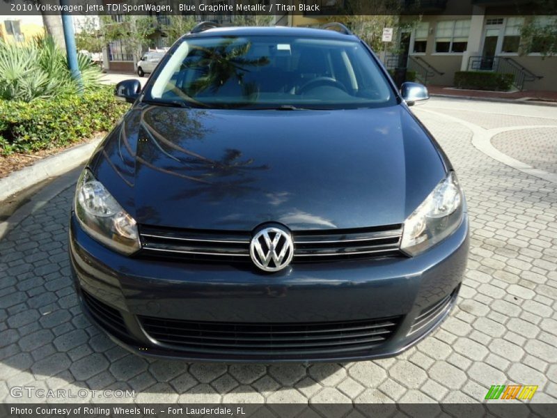 Blue Graphite Metallic / Titan Black 2010 Volkswagen Jetta TDI SportWagen