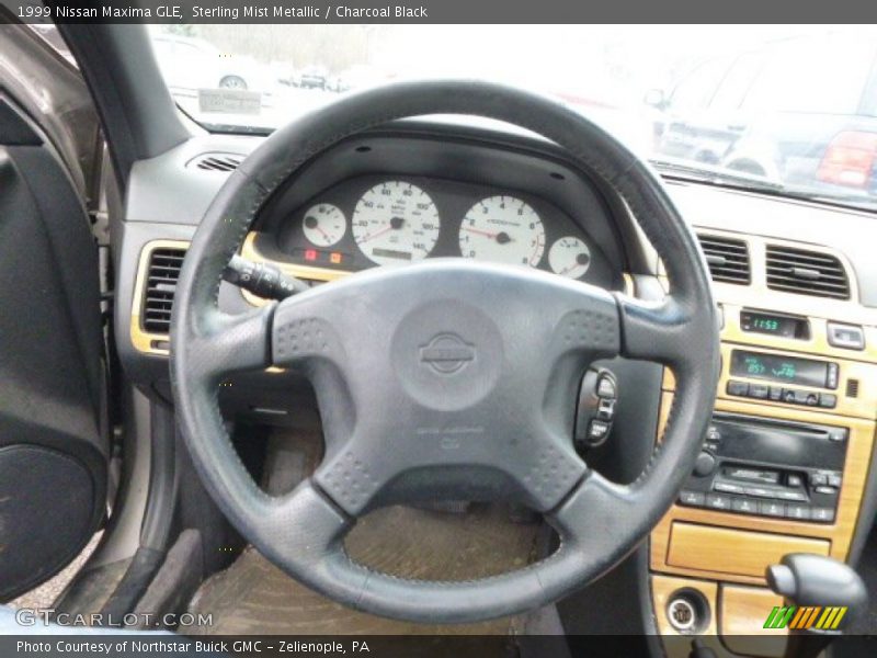 Sterling Mist Metallic / Charcoal Black 1999 Nissan Maxima GLE