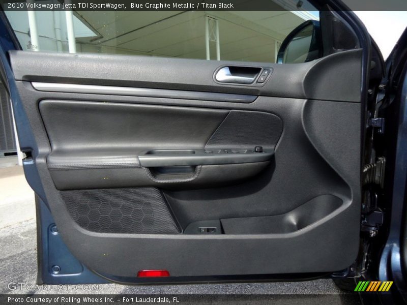 Blue Graphite Metallic / Titan Black 2010 Volkswagen Jetta TDI SportWagen