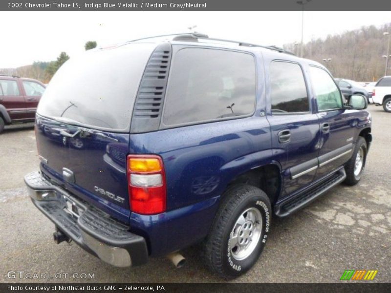 Indigo Blue Metallic / Medium Gray/Neutral 2002 Chevrolet Tahoe LS